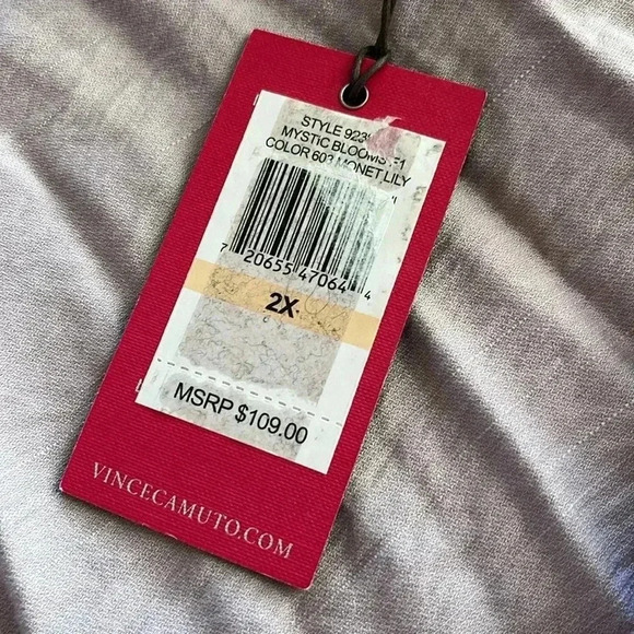 NWT Vince Camuto Pink Cardigan Tie Front Rumple Sport Jacket Blazer Career 2X - Picture 10 of 12